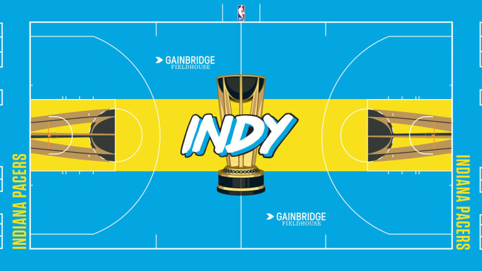 Indiana Pacers in-season tournament court